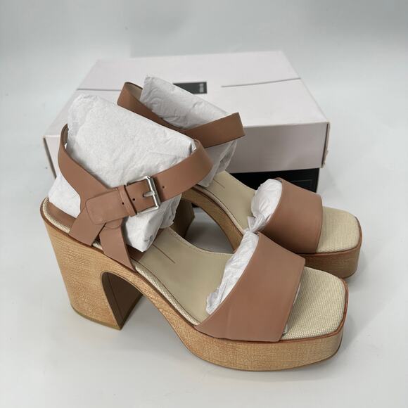 DOLCE VITA New in Box Wallis Platform Heel Sandal in Cafe // 9.5 - Picture 6 of 14